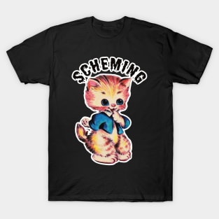 Scheming kitten T-Shirt